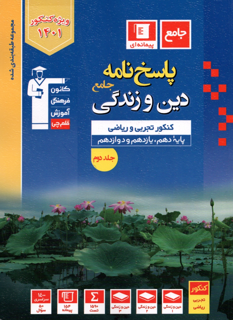 www.payane.ir - مجموعه ی طبقه بندی شده چهار درس در چهار کتاب دین و زندگی کنکور سال دوم، سوم و چهارم دبیرستان، شامل: برگزیده ی نکات مهم درسی، پیام 
