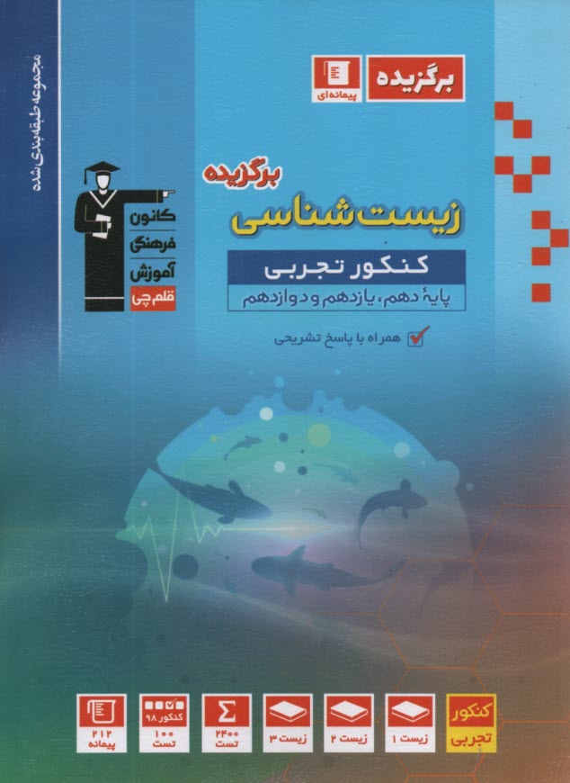 www.payane.ir - مجموعه ی طبقه بندی شده زیست شناسی (2) (سال سوم دبیرستان) شامل: 900 پرسش چهارگزینه ای از مولف و 200 پرسش چهارگزینه ای از کنکورهای سراسری و آزاد