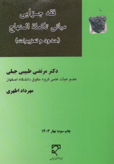 www.payane.ir - فقه جزایی مبانی تکمله المنهاج (حدود و تعزیرات)